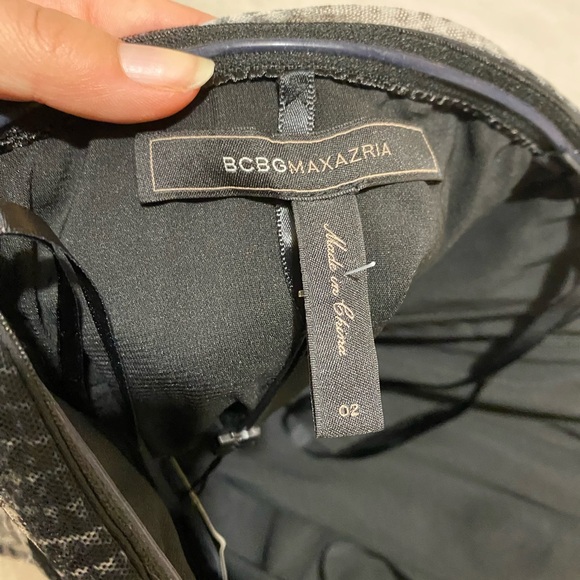 BCBGmaxazria “Winnie” black mini dress, size 2, new with tags - Picture 2 of 3